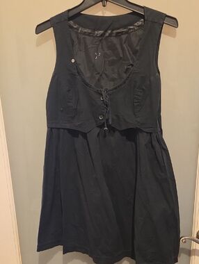 EDC  Black Sleeveless Dress